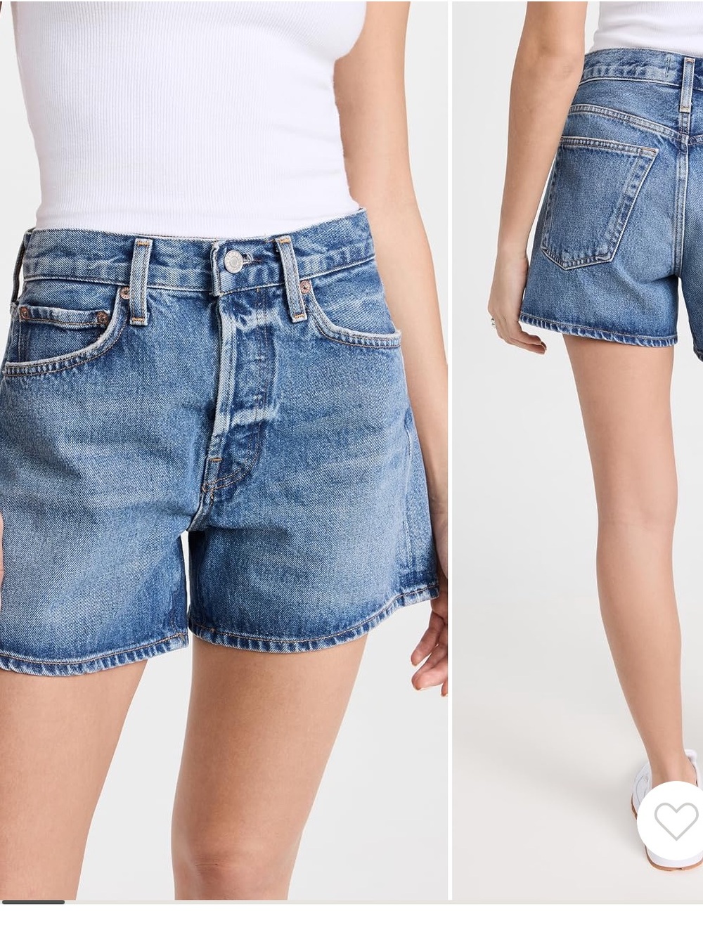 Agolde Parker long shorts